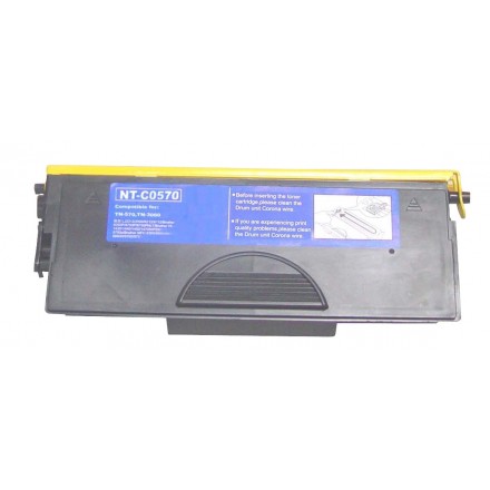 Compatible Brother TN570 high yield black laser toner cartridge