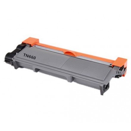 Compatible Brother TN-660 high yield (replacing TN-630 standard yield) black laser toner cartridge