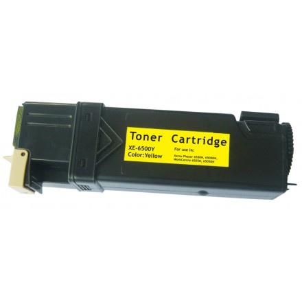 Compatible Xerox 106R01596 high yield yellow laser toner cartridge
