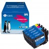 Remanufactured Epson inkjet cartridges T288xl Bk,C,M,Y (2 T288XL120 black, 1 T288XL288 cyan, 1 T288XL320 magenta and 1 T288XL420 yellow)